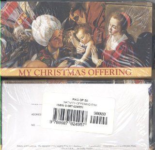 Christmas Offering Envelopes   Adoration of the Magi By