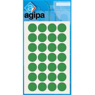 Disques adhesifs 15mm vert   sac de 168   Étui de 168 pastilles
