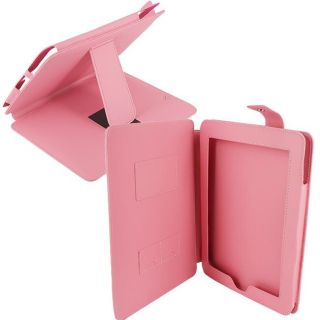 SKQUE Apple iPad Pink Leather Case Stand