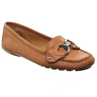 Coach Paulette Loafer Flat, Caramel, 6 M US