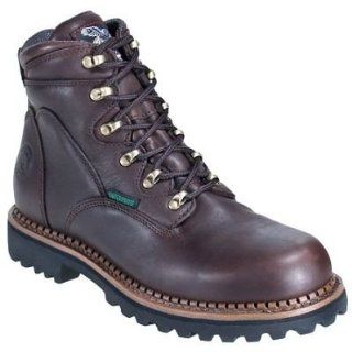 in. Renegade Waterproof Work Boot Tumbled Chocolate Size 8 Med Shoes