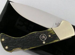 Henckels Lockback Green Pick Bone Handle Knife HK135GP