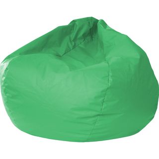 Hudson Green Leather Look Medium/ Tween Bean Bag