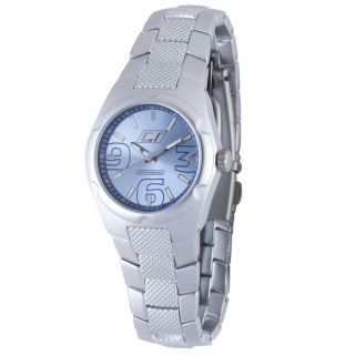 aluminum light blue dial quartz watch msrp $ 160 00 today $ 37 49 off