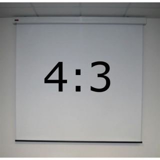 Ecran de projection électrique 240 x 183 cm – Format 43 – ABTUS