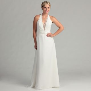 Eden Bridals Womens Plunging V neck Bridal Dress Today $352.99 Earn
