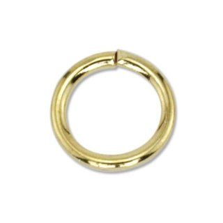 Beadalon 144 Piece 6 MM Jump Ring, Nickel Free Gold Plate