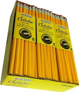 Gross Pack #2 Yellow Pencils, 144 Count (33144)