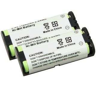 Compatible Ni MH Battery for Panasonic HHR P105 Phone (Pack of 2