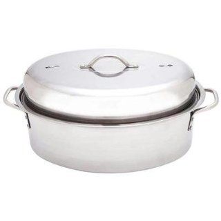 Chefs Secret® 17 Surgical Stainless Steel Oval Roaster