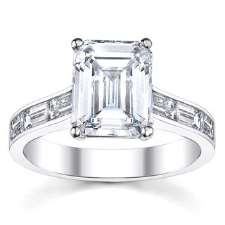 14k White Gold 7/8ct TDW Diamond Engagement Ring