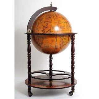 Old Modern Handicrafts Globe Drinks Cabinet Floor Stand Today $197.86