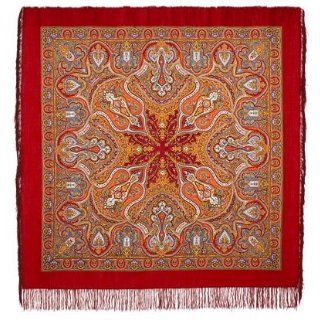 Spanish Russian Shawl (silk fringe) 146x146cm (57,5x57,5