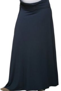 Long Black Maternity Skirt (Xlarge (14)) Clothing