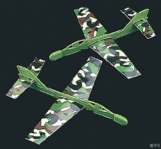  Camouflage Military Airplane Gliders (144 pcs) Toys & Games