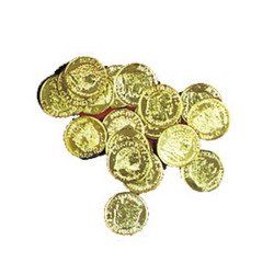 Plastic Gold Coins 144 ct [Toy] Baby