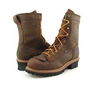 Carolina Mens 8 Lace to Toe Logger Leather Boots (Size 11.5) Wide