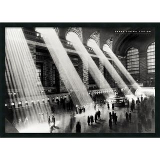 Grand Central Station Framed Textured Art