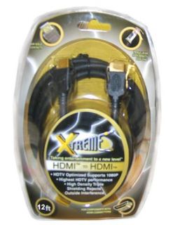 Xtreme 12 Super High Performance 12 foot HDMI Cable