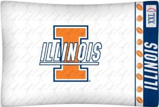 NCAA Illinois Fighting Illini Pillow Case Logo Sports