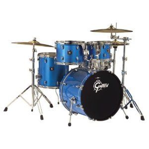 Gretsch Blackhawk 5 Piece Drum Set With Hdwr In Blue