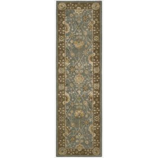Hand tufted Nourison 3000 Blue Wool Rug (23 x 8) Today $719.00