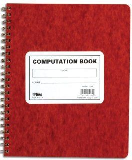  TOPS Computation Book, 11.75 x 9.5 Inches, Double Wire, 152