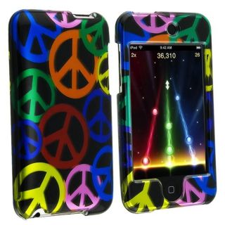 Black Rainbow Peach Sign Case for Apple iPod Touch