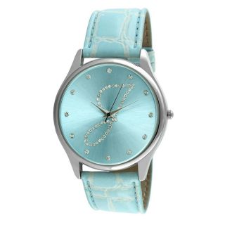 Viva Womens Crystal Initial J Blue Watch Today $26.99 1.0 (1