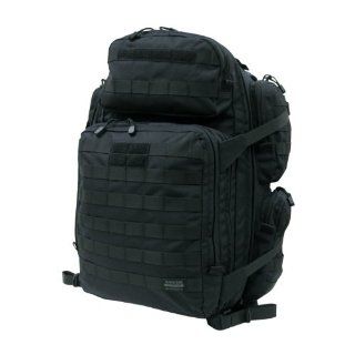 RAPDOM 96 Backpack, 4 Day Tactical Pack (Black, 17W x 22