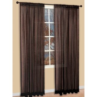 Famous Home Fashions Copper Polyester 84 inch Zebra Curtain Panel Pair