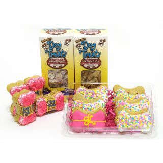 Foppers Pink Happy Birthday 178 piece Dog Treat Gift Set Today $28.99