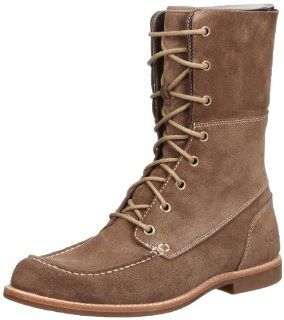 UGG Via Maggio Mens Lace up Boots   Fawn Suede Shoes