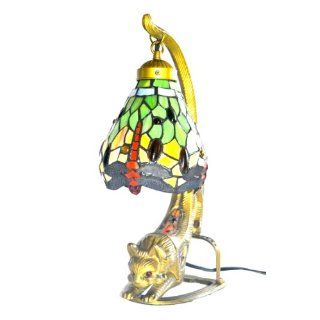 Tiffany Style Table Lamp Leopard   Now Home