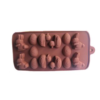Easter Theme Chocolate Silicone Mold Baking Pans