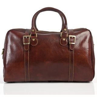 Alberto Bellucci Berliner Leather Travel Duffle Bag