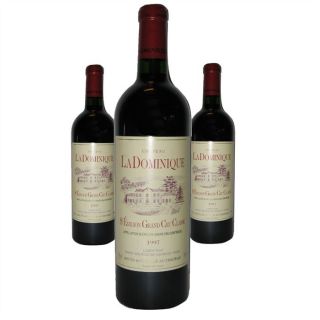 Château La Dominique 1997 (3 bouteilles)   Achat / Vente VIN ROUGE