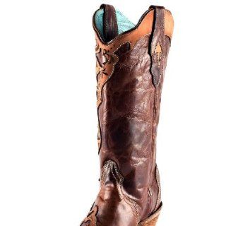 CORRAL Womens CHOCOLATE TRUFIE Leather Boots
