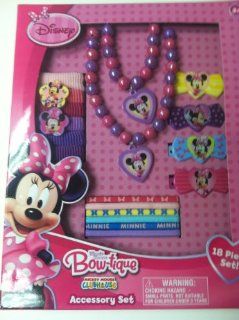 Disney Minnie Mouse Hair & Jewelry Accessory Box Set Toys