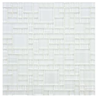 Ice White Glass Mosaic Tiles (Pack of 10) Today $185.99