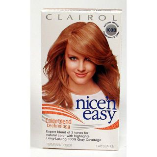 Nicen Easy #103B Medium Champagne Blonde Hair Color (Pack of 4