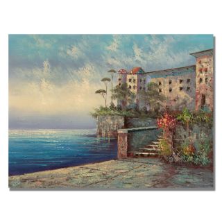 Rio Bellagio Lakeside Promenade Canvas Art Today $54.99 Sale $49