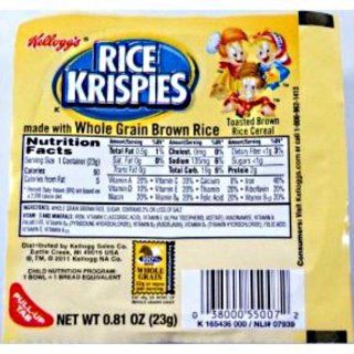 Kelloggs Toasted Brown Rice Krispies Cereal Bowl (96 Pack) 