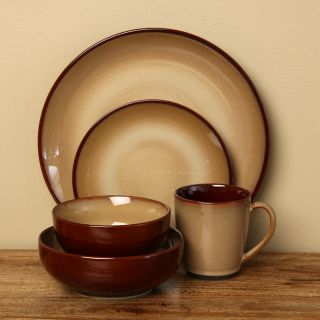 Sango 40 piece Nova Brown Stoneware Dinnerware Set Today $99.99 4.6