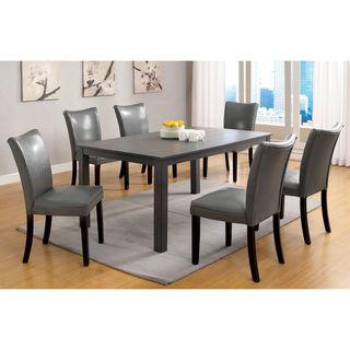 Belton Gray 60 inch Contemporary Rectangular Dining Table