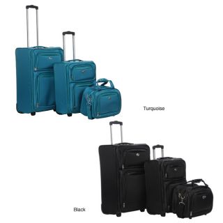 American Tourister 3 piece Croco Luggage Set