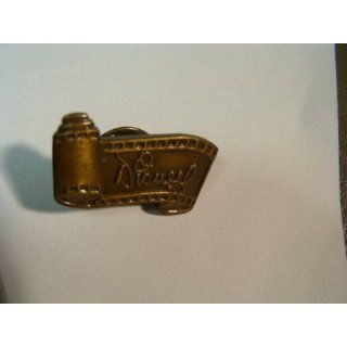 Disney Bronze Scroll Lapel Pin 