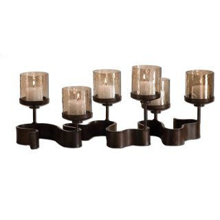 Ribbon Antiqued Bronze Metal Candleholders Today $195.80