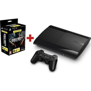 PS3 SLIM 12 GO + OREILLETTE + COD BLACK OPS   Achat / Vente