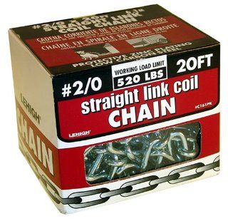 Crawford Lehigh C161PK 2/0 by 20 Foot 520 Pound Capacity Straight Link